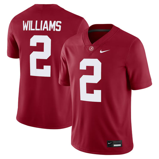 Ryan Williams Alabama Crimson Tide NIL Football Game Jersey - Crimson - NCAA
