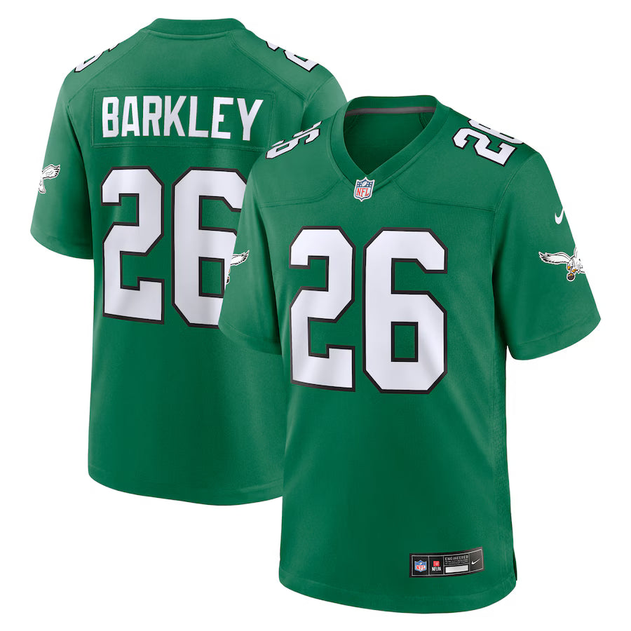 Saquon Barkley Philadelphia Eagles Alternate Game Jersey - Kelly Green - NFL