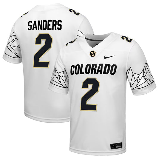 Shedeur Sanders Colorado Buffaloes Alumni Game Jersey - White - NCAA