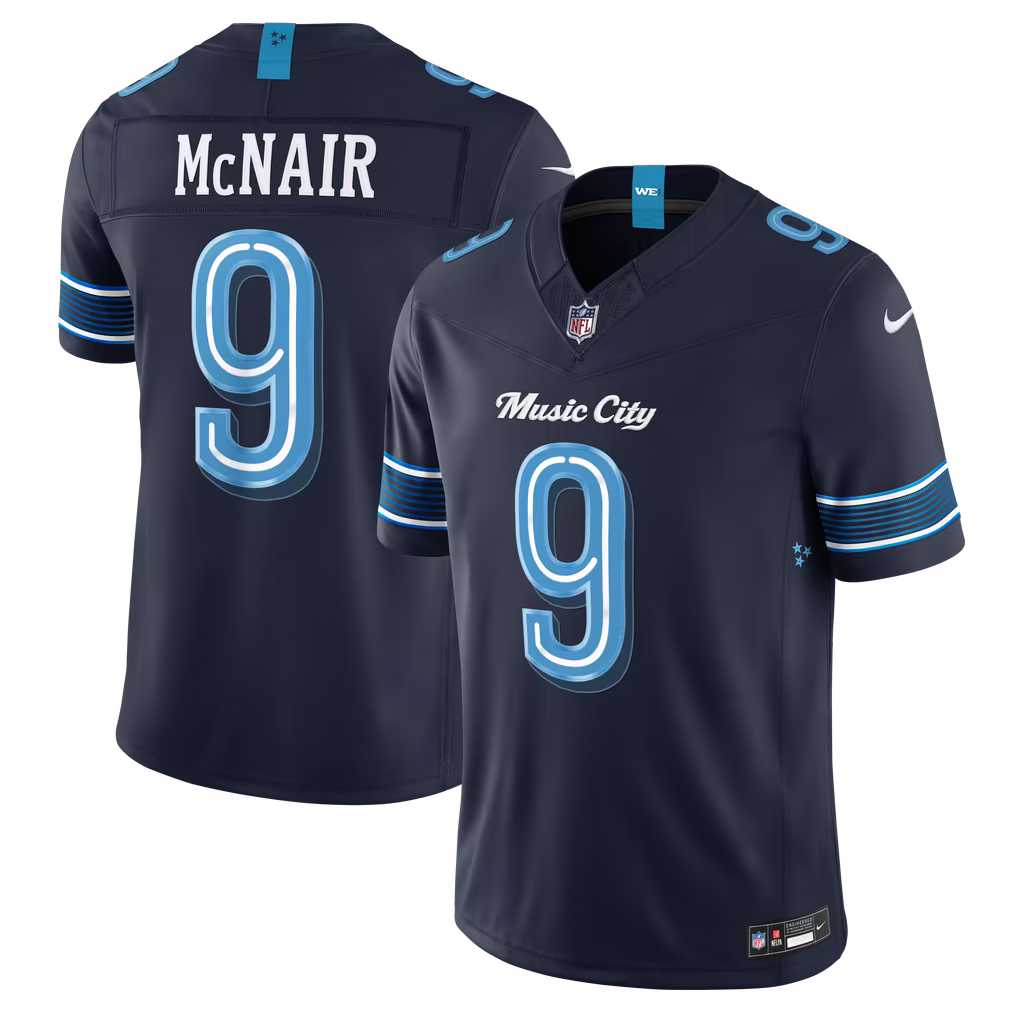 Steve McNair #9 Tennessee Titans 2026 Rivalries Stitched Football Jersey