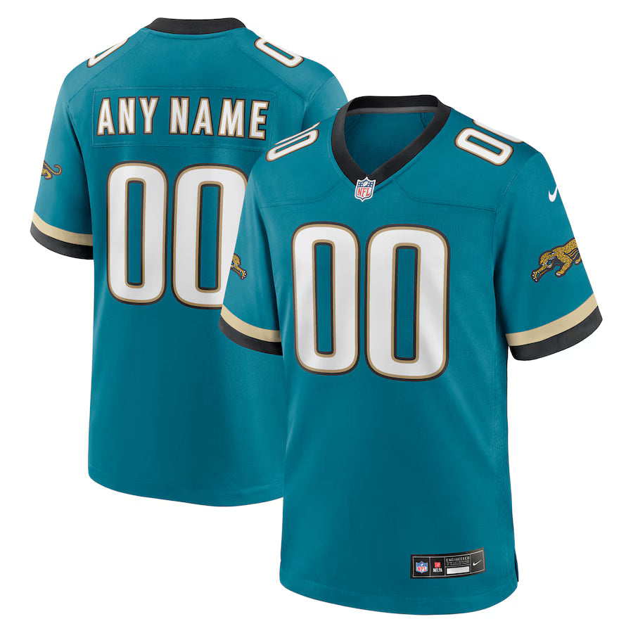 Jacksonville Jaguars Prowler Throwback Custom Game Jersey - Teal - NFL