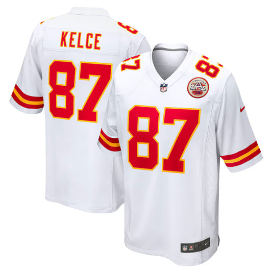 Travis Kelce Kansas City Chiefs Player Game Jersey - White - NFL