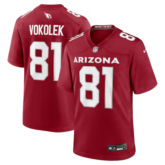 Travis Vokolek Arizona Cardinals Team Game Jersey - Cardinal -NFL