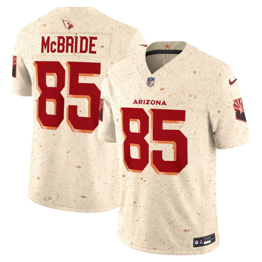 Trey McBride Arizona Cardinals 2025 Rivalries Collection Limited Jersey - Natural- NFL