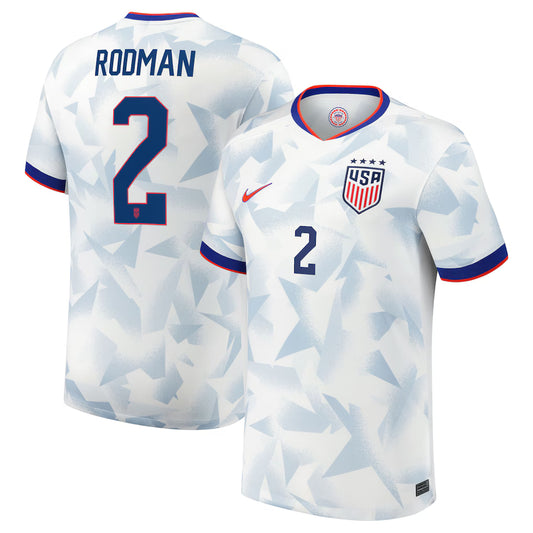 Trinity Rodman USWNT 2026 Home Player Jersey - White