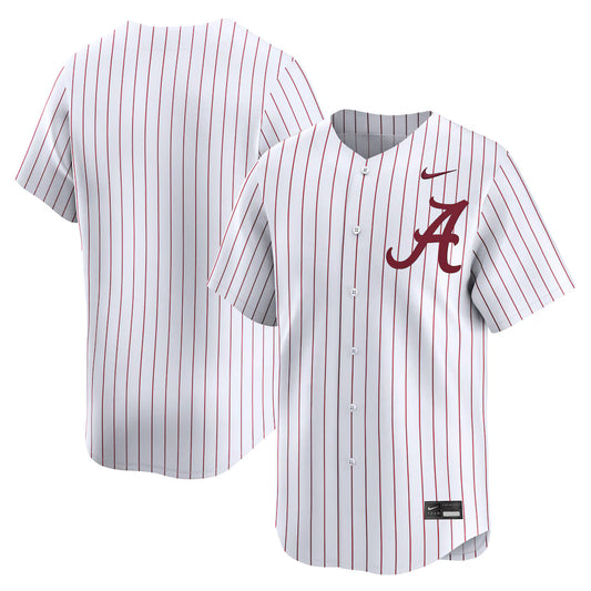 Alabama Crimson Tide College Limited Baseball Jersey - White - NCAA