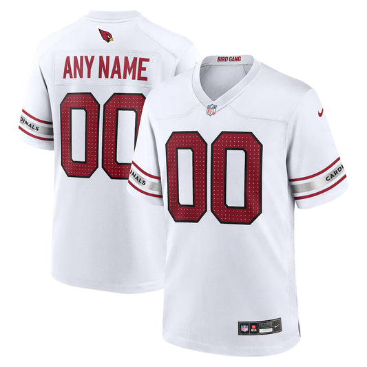 Arizona Cardinals Custom Game Jersey - White -NFL