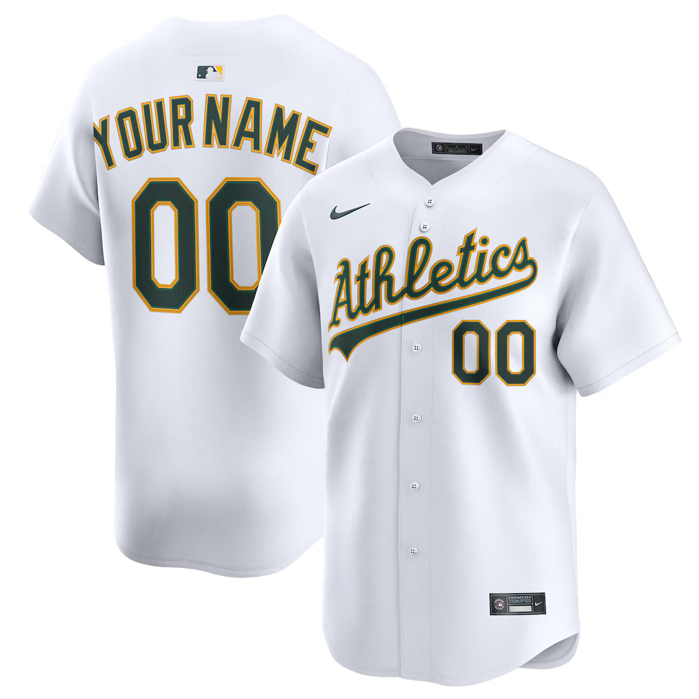Athletics Custom Jersey - White
