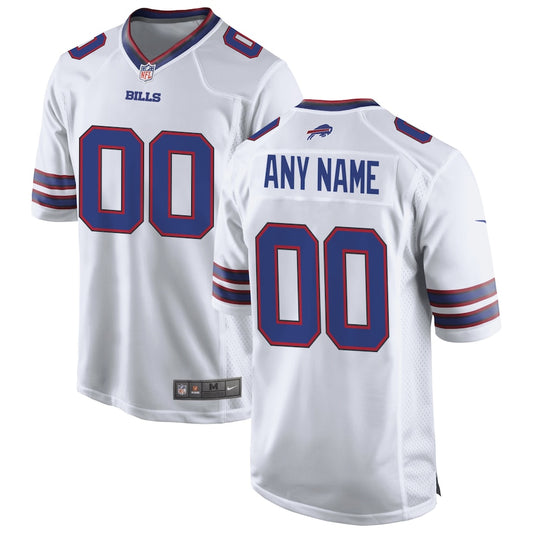 Buffalo Bills Custom Game Jersey - White - NFL