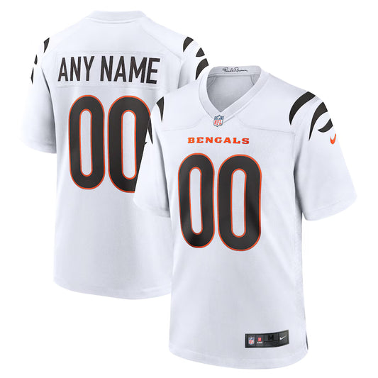 Cincinnati Bengals Game Custom Jersey - White - NFL