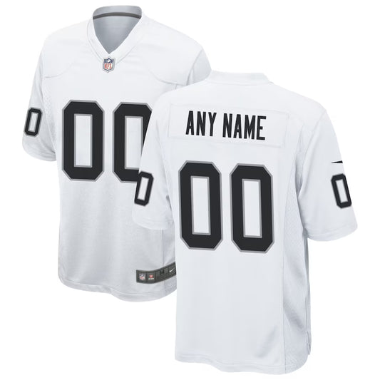 Las Vegas Raiders Custom Game Jersey - White - NFL