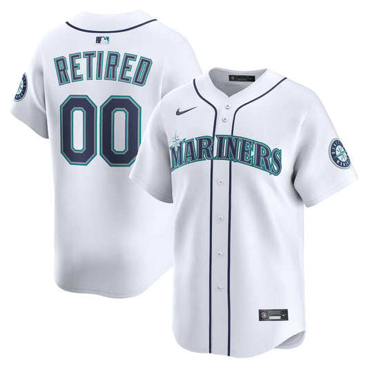 Seattle Mariners Home Limited Pick-A-Player Retired Roster Jersey - White