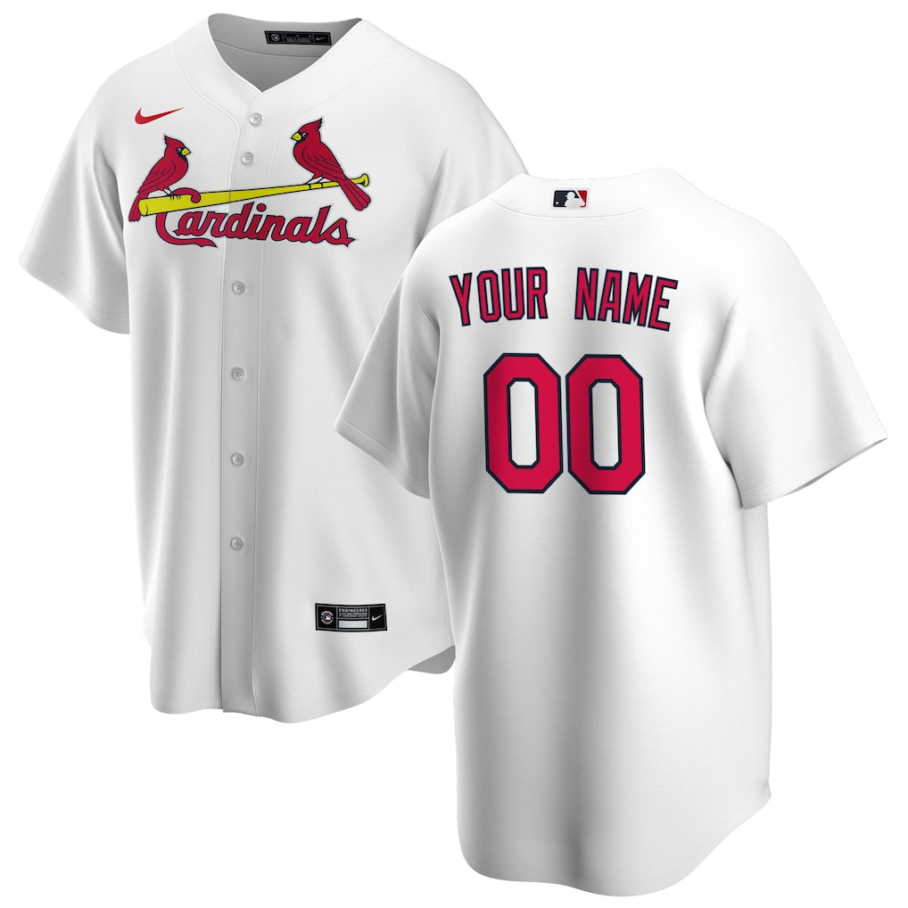 St. Louis Cardinals Custom Jersey - White