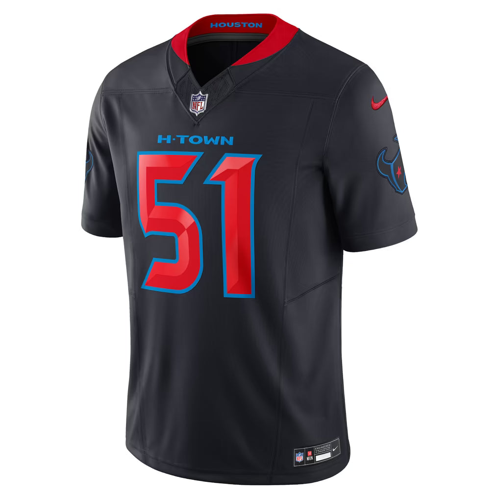 Will Anderson Jr. #51 Houston Texans Alternate 2 Vapor F.U.S.E. Limited Football Jersey