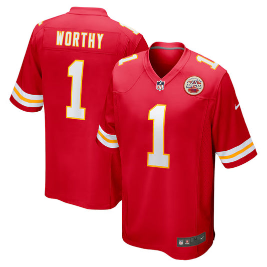 Xavier Worthy Kansas City Chiefs Player Game Jersey - Red - NFL