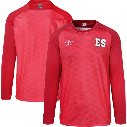 El Salvador National Team Umbro 2026 Long Sleeve Jersey - Red