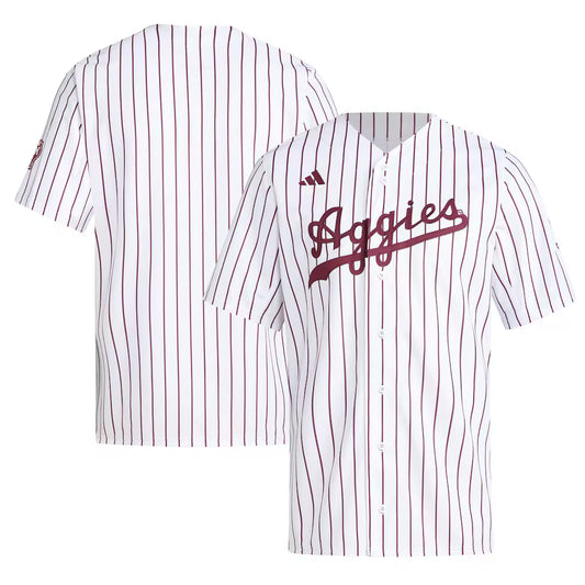 Texas A&M Aggies Baseball Jersey - White -
