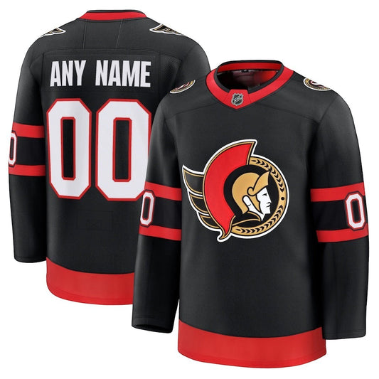 Sports Jersey Direct Ottawa Senators black home premium custom hockey jersey with team logo and personalized name
