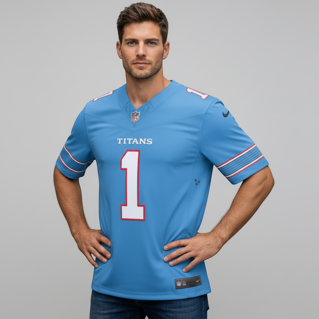 Cameron Ward Tennessee Titans  Vapor F.U.S.E. Sewn Down Limited Jersey - Light Blue