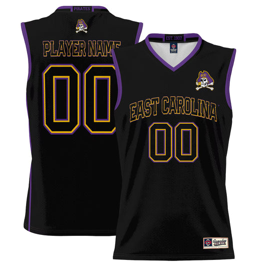 ECU Pirates GameDay Greats Lightweight NIL Pick-A-Player Basketball Jersey - Black - NCAA