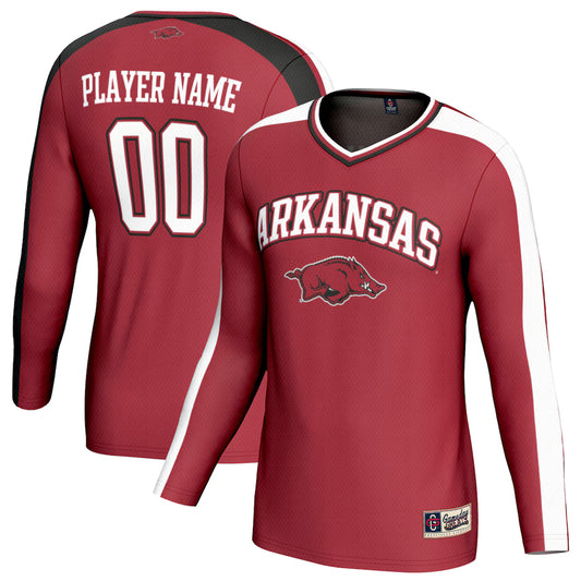 Arkansas Razorbacks GameDay Greats Unisex NIL Pick-A-Player Lightweight Collegiate Volleyball Fashion Jersey - Cardinal - NCAA