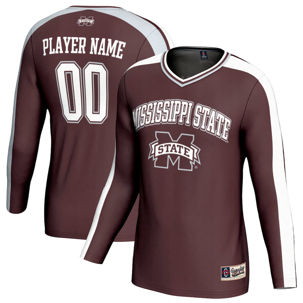 Mississippi State Bulldogs GameDay Greats NIL Pick-A-Player Lightweight Collegiate Volleyball Fashion Jersey - Maroon - NCAA