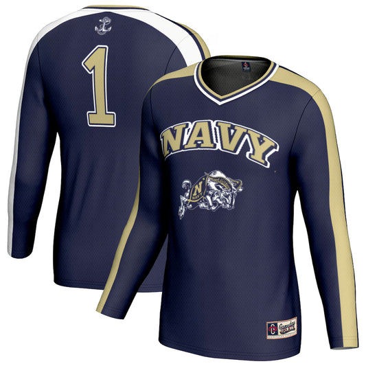 Navy Midshipmen GameDay Greats #1 Lightweight Volleyball Fashion Jersey - Navy - NCAA