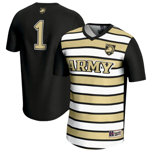 #1 Army Black Knights GameDay Greats Unisex Lightweight Soccer Fashion Jersey - Black - NCAA