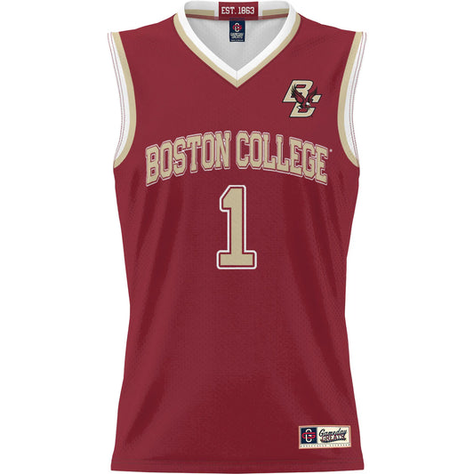 #1 Boston College Eagles GameDay Greats Lightweight Basketball Jersey - Cardinal - NCAA