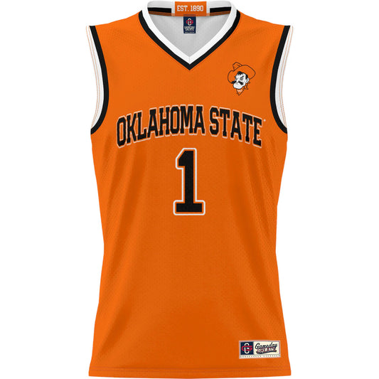 #1 Oklahoma State Cowboys GameDay Greats Lightweight Basketball Jersey - Orange -