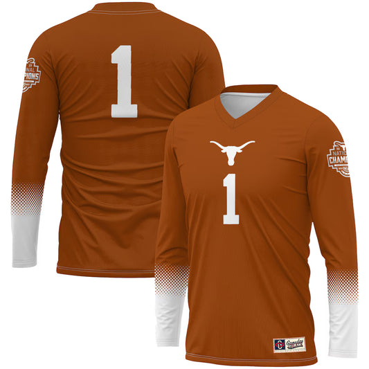 #1 Texas Longhorns GameDay Greats Volleyball National Champions Fashion Jersey - Texas Orange -