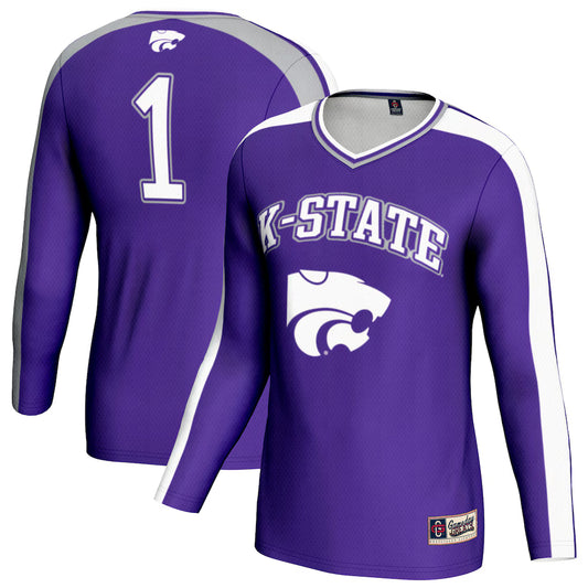 Kansas State Wildcats GameDay Greats #1 Lightweight Volleyball Fashion Jersey - Purple - NCAA