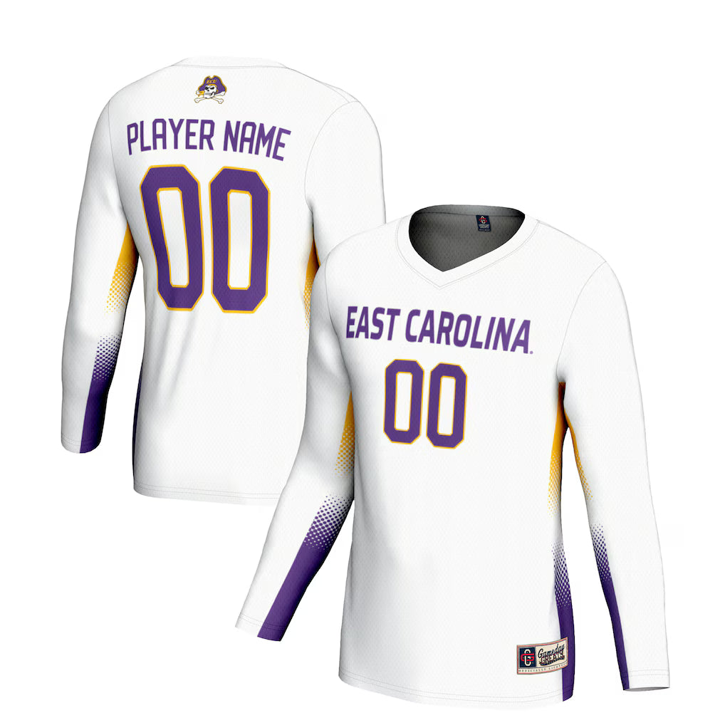 ECU Pirates GameDay Greats NIL Lightweight Volleyball Jersey - White - NCAA