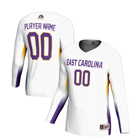 ECU Pirates GameDay Greats NIL Lightweight Volleyball Jersey - White - NCAA