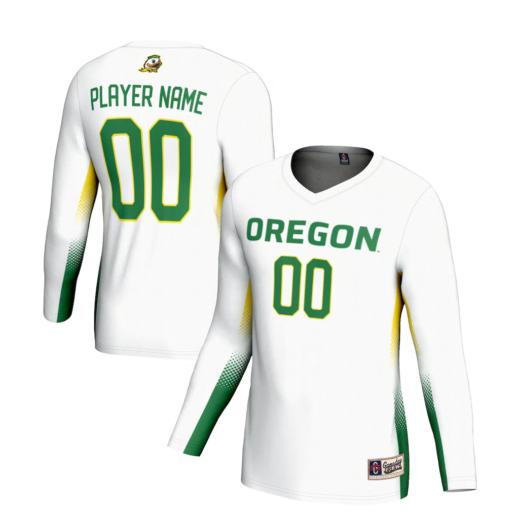 Oregon Ducks GameDay Greats NIL Lightweight Volleyball Jersey - White -