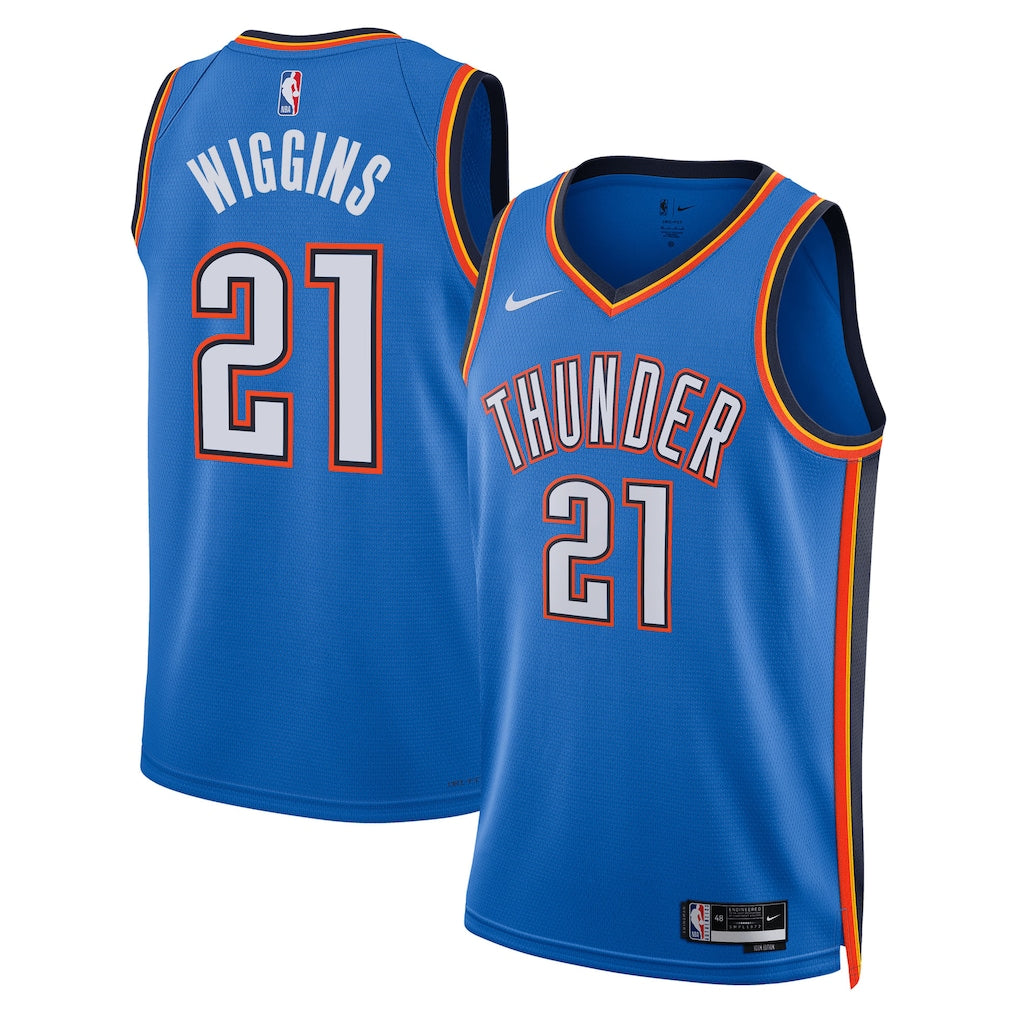 Aaron Wiggins Oklahoma City Thunder Swingman Player Jersey - Icon Edition - Blue