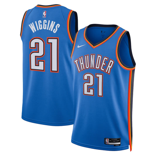 Aaron Wiggins Oklahoma City Thunder Swingman Player Jersey - Icon Edition - Blue