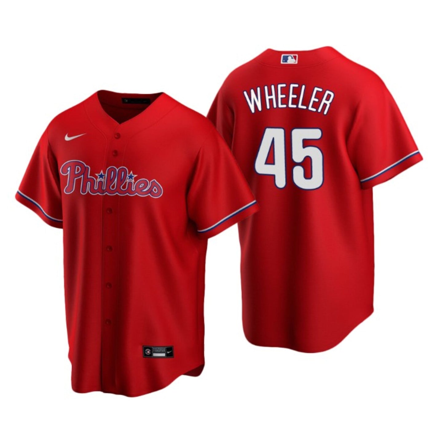 MLB Philadelphia Phillies Zack Wheeler 45 Jersey